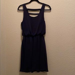 Navy blue dress